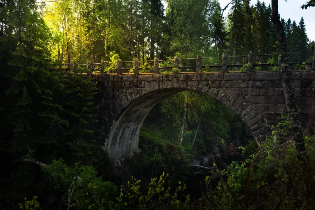 Stone Bridge at Halgåleden – Brattfallet, Sweden
